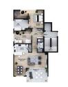 Grundriss Skizze Whg Nr .1 - 