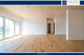 Bild 1 - Modernes Wohnen im Grünen: 2-Zimmer-Neubauwohnung mit Gartenanteil