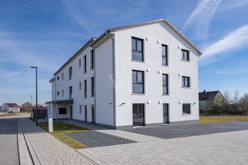 Außenansicht - 2 Zimmer Etagenwohnung in Flachslanden