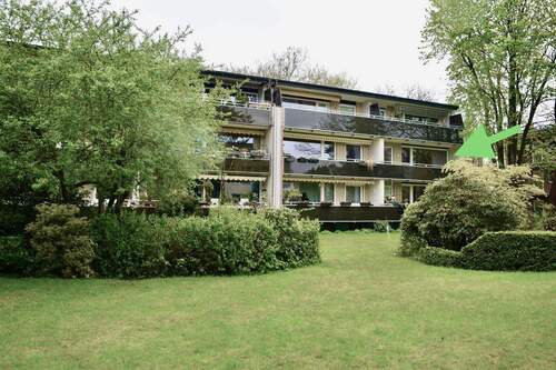 Wohnung vom Garten aus - 