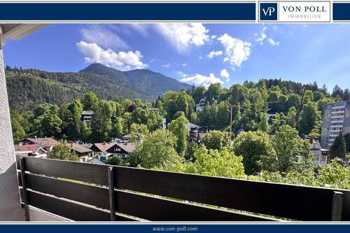 Bild 1 - Voll möbliertes, top-gepflegtes 2-Zimmer-Apartment mit schönem Bergblick - sofort bezugsfrei