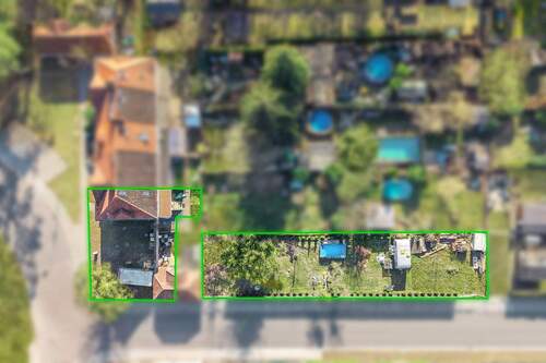 Skizzierung des Grundstücks - 