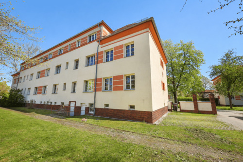 Hausansicht - Rückseite - 3 Zimmer Etagenwohnung in Leipzig
