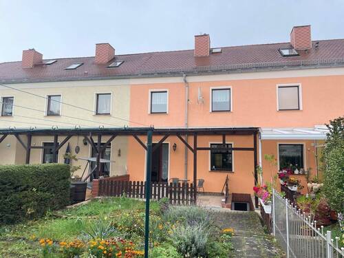 Rückansicht Wohnhaus - 4 Zimmer Reihenmittelhaus in Zerbst