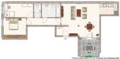 Grundriss - 3 Zimmer Etagenwohnung zum Kaufen in Isen