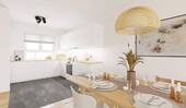 In der offenen Wohnküche lässt sich ideal gemeinsa - Familienfreundlich und modern - 529.900,00 EUR Kaufpreis, ca.  113,10 m² Wohnfläche