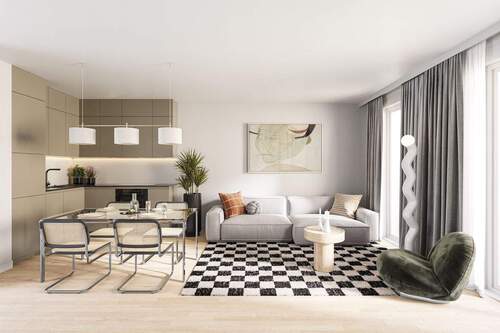 Visualisierung - 4-Zimmer-Wohnung mit Gartenanteil * Neubau