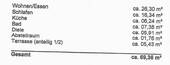 Wohnfläche - 