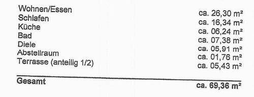 Wohnfläche - 