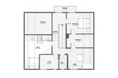 Grundriss Obergeschoss - 