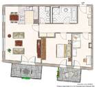 Grundriss - 3 Zimmer Etagenwohnung zum Kaufen in Dorfen