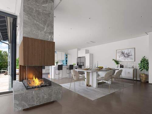 Essbereich/Küche 4 Zimmer EG-Wohnung - 1 Zimmer Mehrfamilienhaus, Wohnhaus in Pleidelsheim