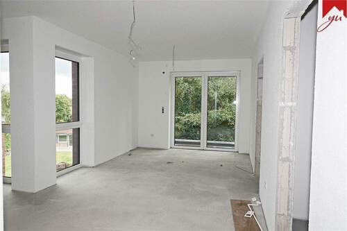 Wohn- und Essbereich - Moderne Neubauwohnung mit Balkon in guter Lage von Schortens!