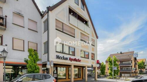 Außenansicht 2 - 1 Zimmer Mehrfamilienhaus, Wohnhaus zum Kaufen in Gemmrigheim