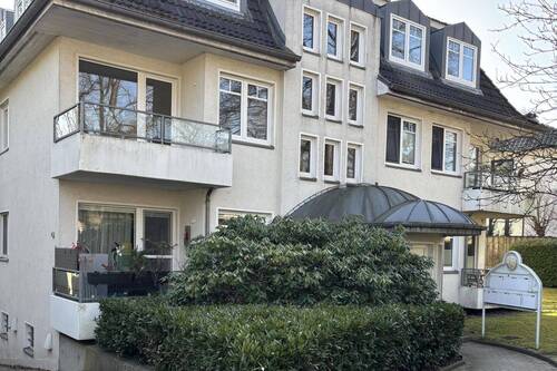 Ansicht der Wohnung im ersten Obergeschoß - Eigentumswohnung mit 2 Balkonen