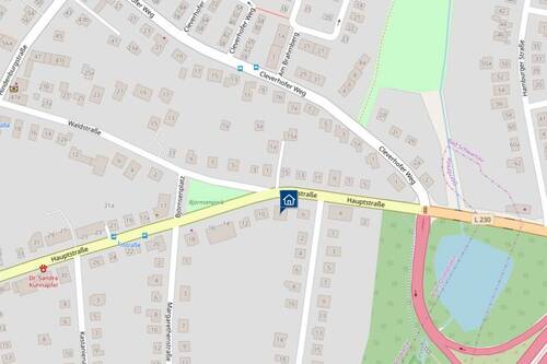 Bild aus Kartenansicht - 2 Zimmer Etagenwohnung in Bad Schwartau