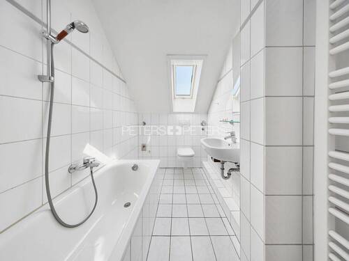 Badezimmer - Etagenwohnung mit 45,00 m&sup2; in Hamburg zum Kaufen