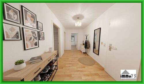 Hausgang KI-genieriert - 2 Zimmer Etagenwohnung in Pforzheim