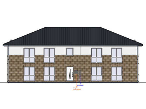 Ost-Ansicht - 3 Zimmer Etagenwohnung in Kremperheide