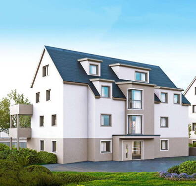 Ansicht von Nord-Ost - 1 Zimmer Mehrfamilienhaus, Wohnhaus in Mering