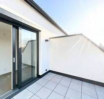 NEUBAU-DG-Wohnung über zwei Etagen mit ausgebautem Speicher (Studio), sonniger Dachterrasse + Balkon - München Feldmoching-Hasenbergl