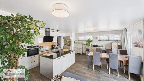 offener Wohn-/Essbereich mit Küche - 2 Zimmer Etagenwohnung zum Kaufen in Perl / Besch