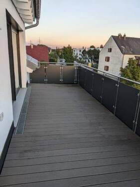 Aussicht vom Balkon gegen Süden - 
