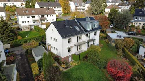 Ansicht Gebäude Garten - 6 Zimmer Doppelhaushälfte in Wuppertal