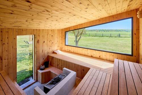 Sauna + Ausblick - 