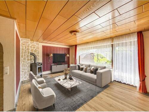 Wohn- und Esszimmer - digitales Staging - 