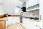 Küche - Stilvolles Wohnen! Moderne, barrierefreie 3-Zi.-Whg., Bj. 2019, KfW55, Loggia, incl. EBK u. TG-Stellpl.