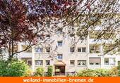Straßenansicht immowelt.jpg - Modernisierte 3-Zimmer-Wohnung mit Balkon, Einbauküche und Fernwärme in Bremen-Sodenmatt