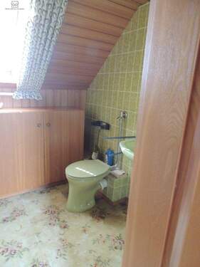 GWC im Dachgeschoss - 