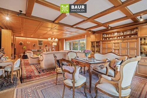 Wohnzimmer - Einfamilienhaus mit 258,00 m&sup2; in Baindt zum Kaufen