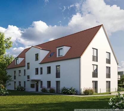 Ansicht Nordost - 3 Zimmer Etagenwohnung zum Kaufen in Isen