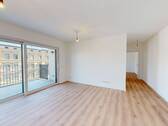 Ansicht IV: Wohn- und Esszimmer mit offenem Küchenbereich - 