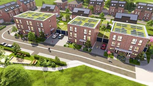 Essen - Ringstr 2.BA - 24-30 Gesamtperspektive Vorderseite - 5 Zimmer Doppelhaushälfte in Essen