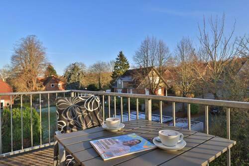 Blickrichtung Osten - Ihr Rückzugsort am Meer: Ruhige 2-Zimmer-Wohnung nahe Strand & Hafen!