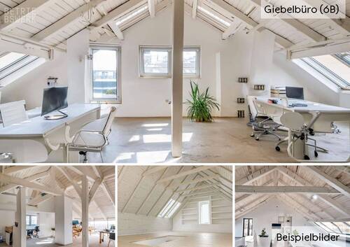 Giebelbüro Bsp_Ausbau ME 6B - Büro zur Miete in Heidelberg