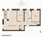 Grundriss - Etagenwohnung mit 81,50 m&sup2; in Lüneburg zum Kaufen