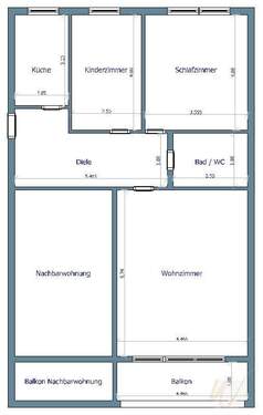 3-Zimmer 3OG - 