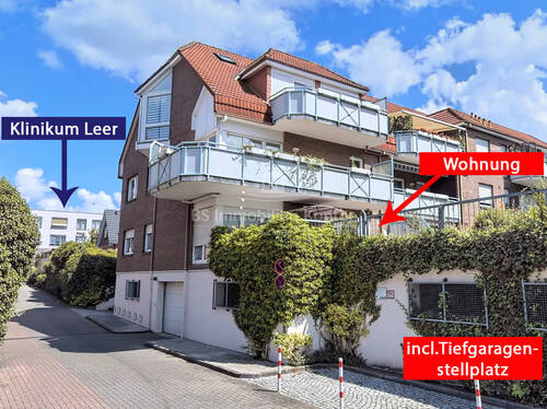 Bild 1 - Am Klinikum - Vermietete EG Wohnung incl. Tiefgaragenstellplatz & Terrasse