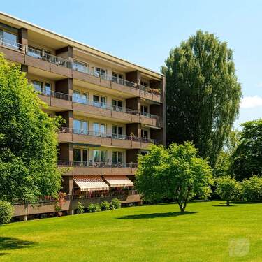 Gartenparadies - Ihr Zuhause: gepflegte 2-Zimmer-Wohnung mit Aufzug & großem Balkon - ideal für jedes Lebensalter