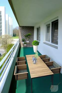 Balkon - Etagenwohnung mit 54,00 m² in Solingen zum Kaufen