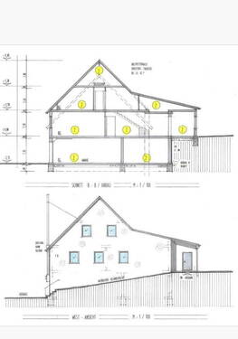 Haus Seitenansicht vom Bergweg - 