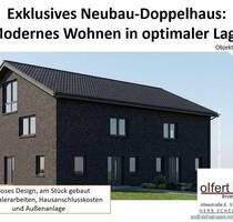 Exklusive NEUBAU-Doppelhaushälfte: Modernes WOHNEN in optimaler Lage in Oelde