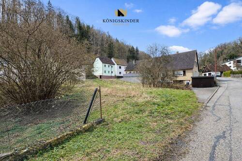 Sicht auf das Grundstück - 