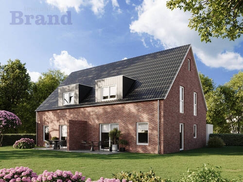 Rückansicht - 4 Zimmer Doppelhaushälfte zum Kaufen in Wardenburg