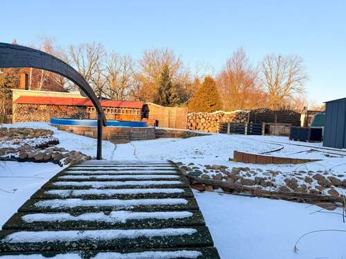 Brücke über den Teich - 