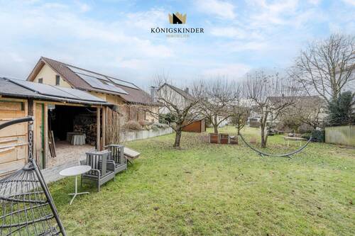 Großer Gartenanteil mit Holzschuppen - 